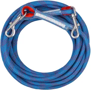 Ultra Strong Tie Out Rope for Large Dogs and Big Pets, Safe and Effective Tangle Free Dog Tether, Holds up to 150 lbs, 20/30 ft (30ft)
