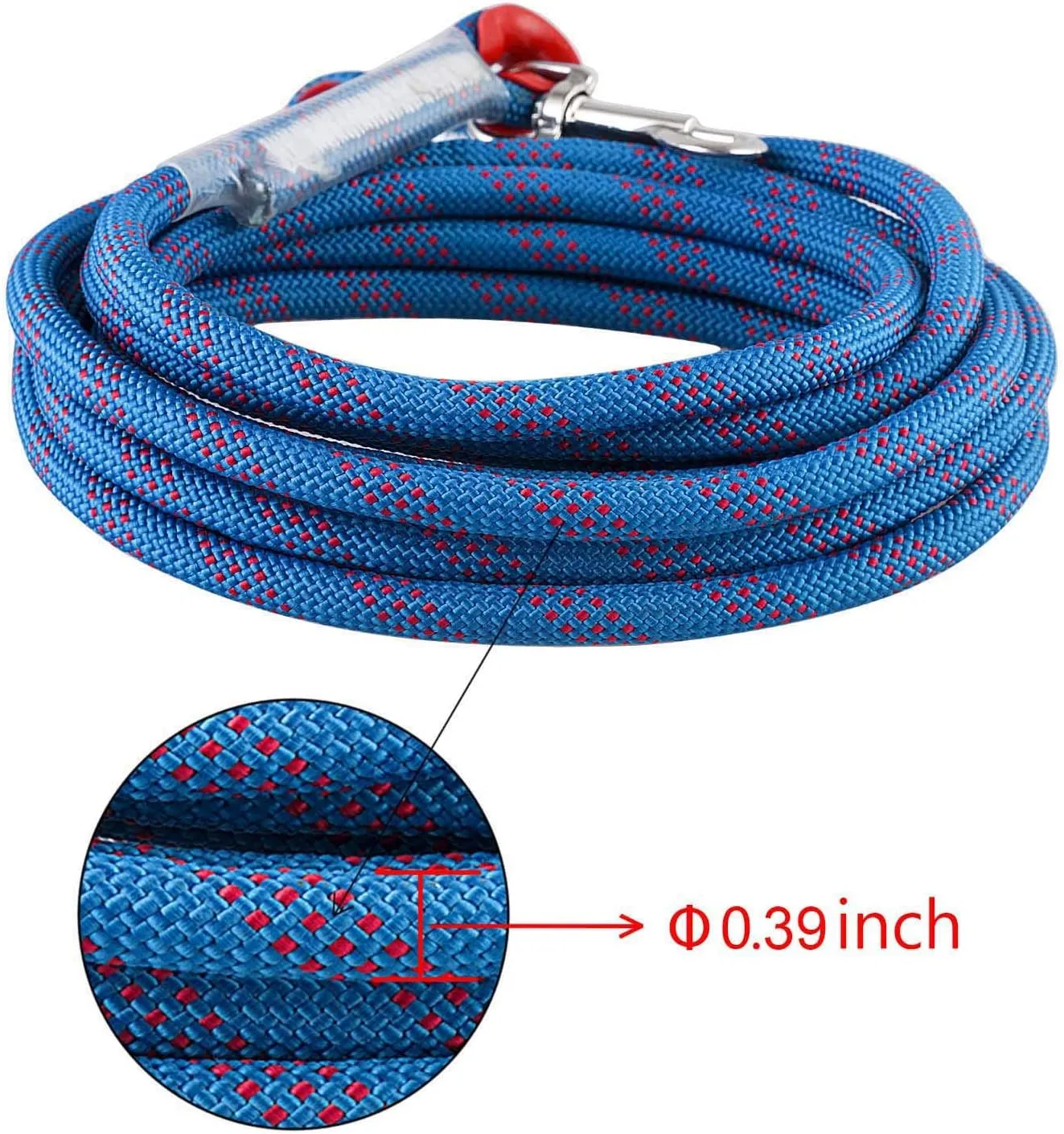Ultra Strong Tie Out Rope for Large Dogs and Big Pets, Safe and Effective Tangle Free Dog Tether, Holds up to 150 lbs, 20/30 ft (30ft)