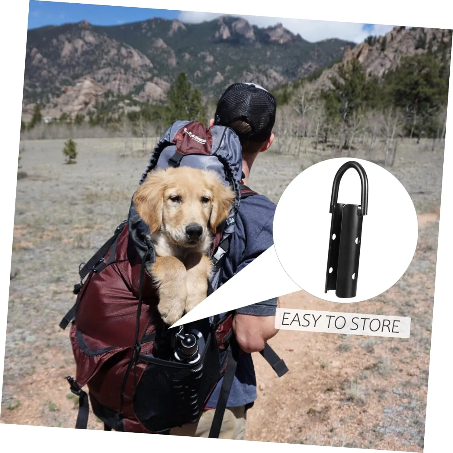 UPKOCH Heavy Duty Rope Hook Sturdy Fixed Connection Buckle for Outdoor Supplies Easy to Use and Versatile