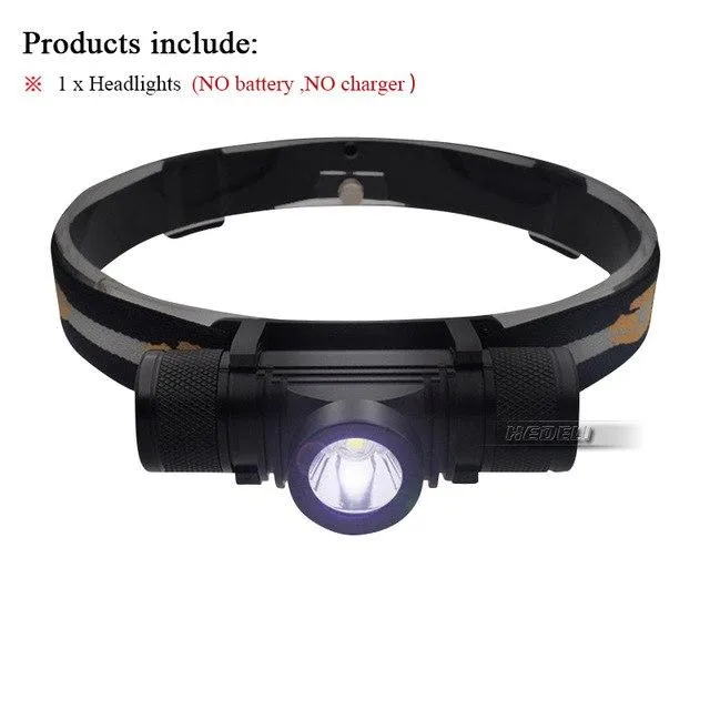 USB headlight led headlamp cree xm l2 flashlight Head torch led head light waterproof18650charge battery camping light hoofdlamp