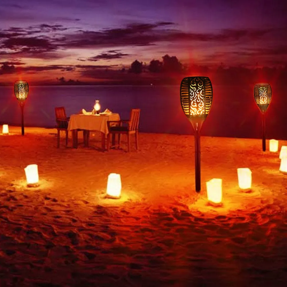 Utorch LED Solar Flickering Flame