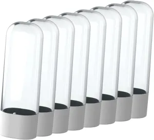 VALICLUD 8pcs Reusable Electric Toothbrush Covers Transparent Dust Caps for Travel Daily Use Compact for Replacement Toothbrush Heads and Sturdy Design