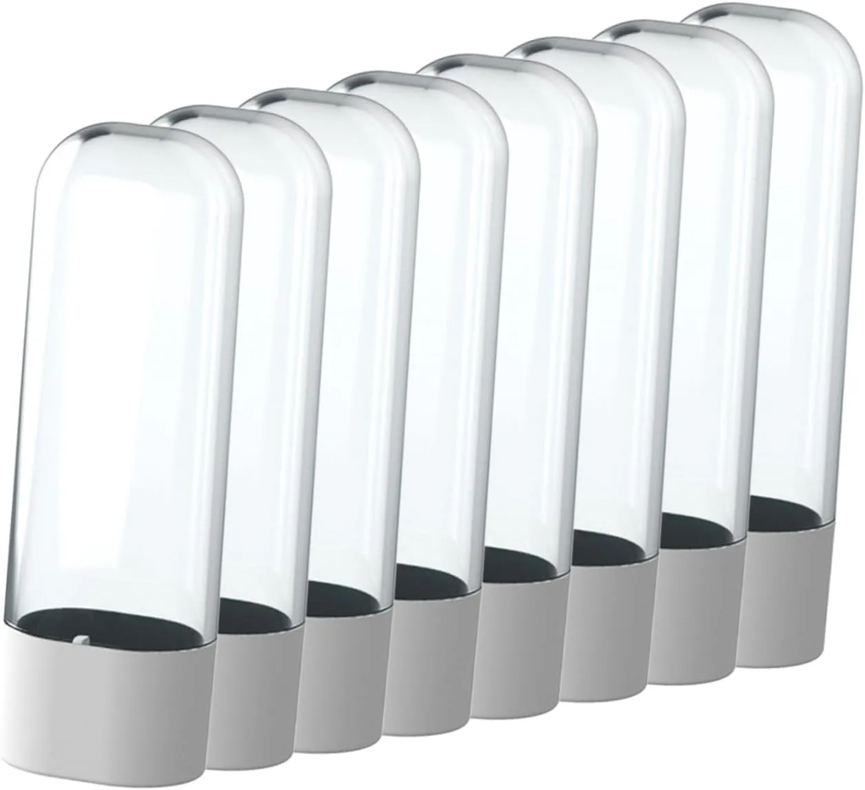 VALICLUD 8pcs Reusable Electric Toothbrush Covers Transparent Dust Caps for Travel Daily Use Compact for Replacement Toothbrush Heads and Sturdy Design