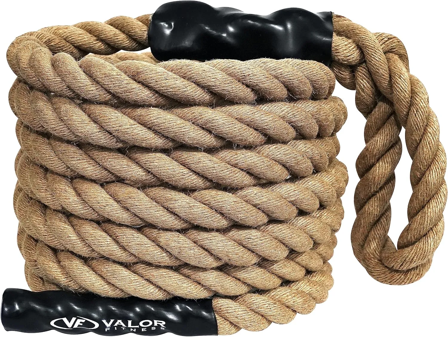 Valor Fitness CLR-25 Sisal Climbing Rope for Cross Training Workout Rope Fitness Ropes Exercise for Gym, 25' Long