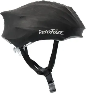 veloToze Cycling Helmet Cover, fits Most Bike Helmets - Keeps Wind, rain and Sun Away from Head; Bright Colors for Visibility