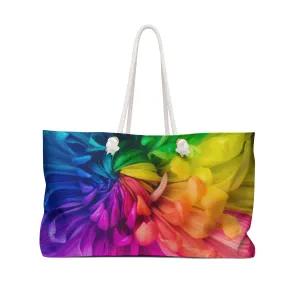 Vibrant Floral Weekender Bag – Colorful Travel Tote for Weekend Getaways
