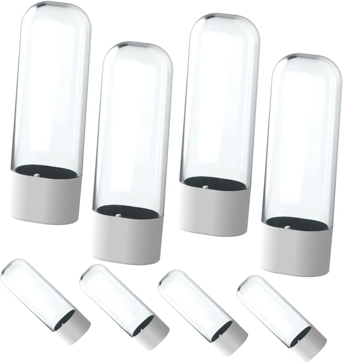 VICASKY 4sets Toothbrush Head Protection Covers Reusable Electric Toothbrush Caps for Home Travel 8pcs*4