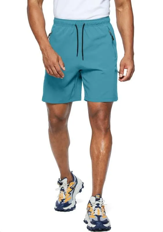 Viodia Men's Hiking Cargo Shorts Stretch Quick Dry Lightweight Shorts for Men Fishing Athletic Shorts with Pockets