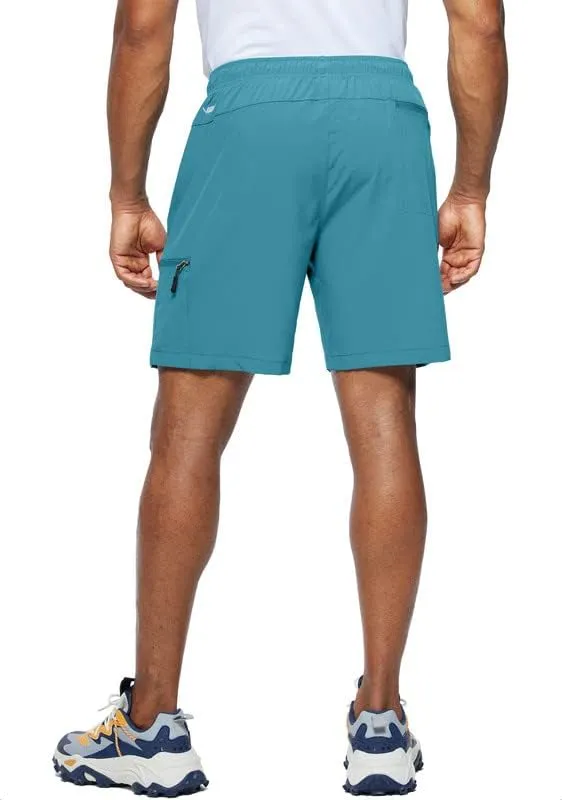 Viodia Men's Hiking Cargo Shorts Stretch Quick Dry Lightweight Shorts for Men Fishing Athletic Shorts with Pockets