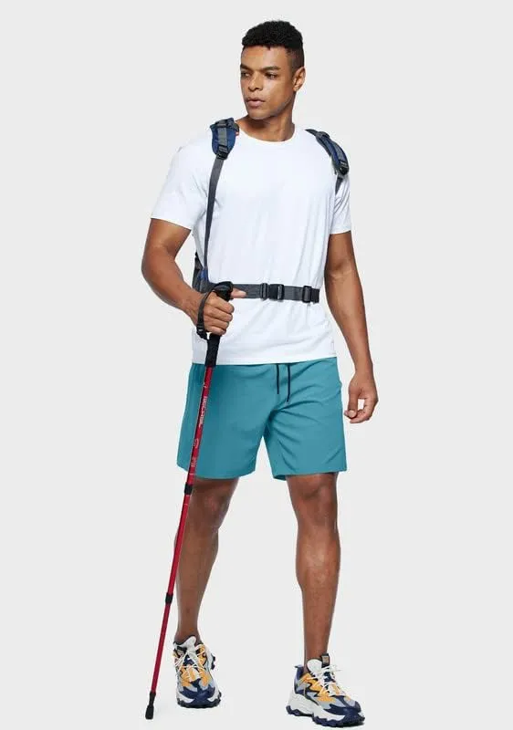 Viodia Men's Hiking Cargo Shorts Stretch Quick Dry Lightweight Shorts for Men Fishing Athletic Shorts with Pockets