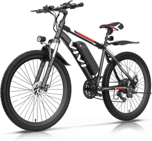 Vivi Electric Bike for Adults 26 Inch 780W Peak Ebike for Adults Removable 48V Battery, Electric Mountain Bike 21 Speed Gears, Electric Bicycle 50 Miles/Pedal Assist, UL 2849 Certified
