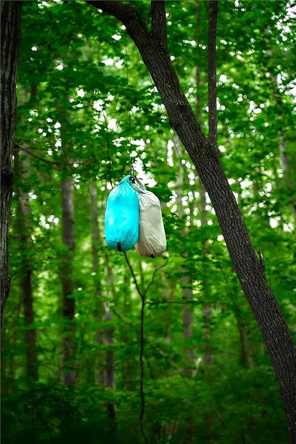 Wander Yonder UltraLight Bear Bag Kit for Backpacking - 10L - Rock Sack - Hanging Food Bag for Camping