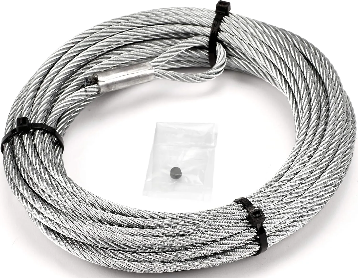 WARN 100972 Service Part - Wire Winch Rope Replacement Kit, Fits: VRX and AXON Winches - 7/32" x 50'
