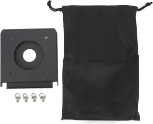 Water Dispenser Mounting Plate, Camping IGT Table Board with Storage Bag Carbon Steel Electric Water Pump Mount Board for Outdoor Activities