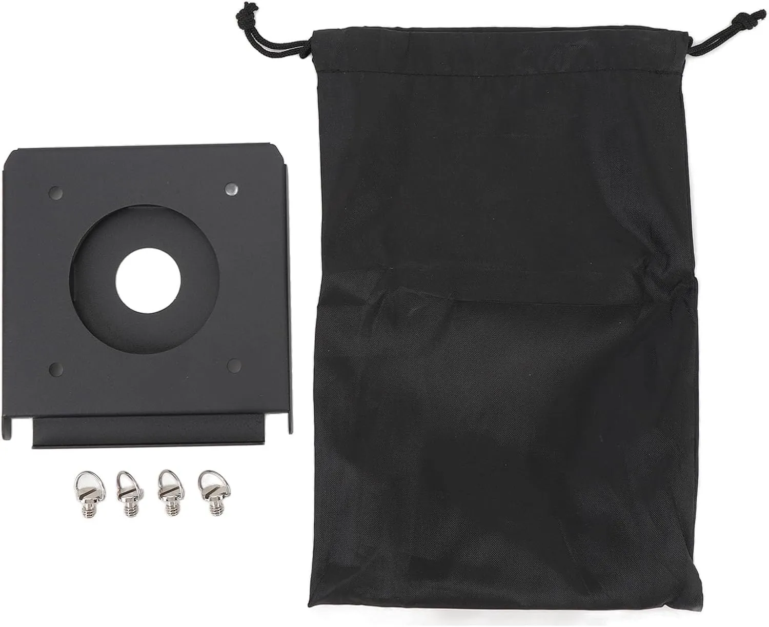 Water Dispenser Mounting Plate, Camping IGT Table Board with Storage Bag Carbon Steel Electric Water Pump Mount Board for Outdoor Activities
