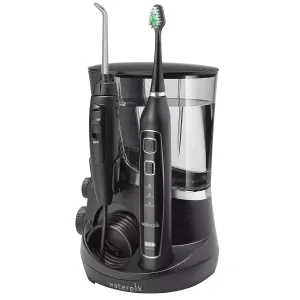 Waterpik Complete Care 5.0 Water Flosser   Sonic Electric Toothbrush, Black WP-862