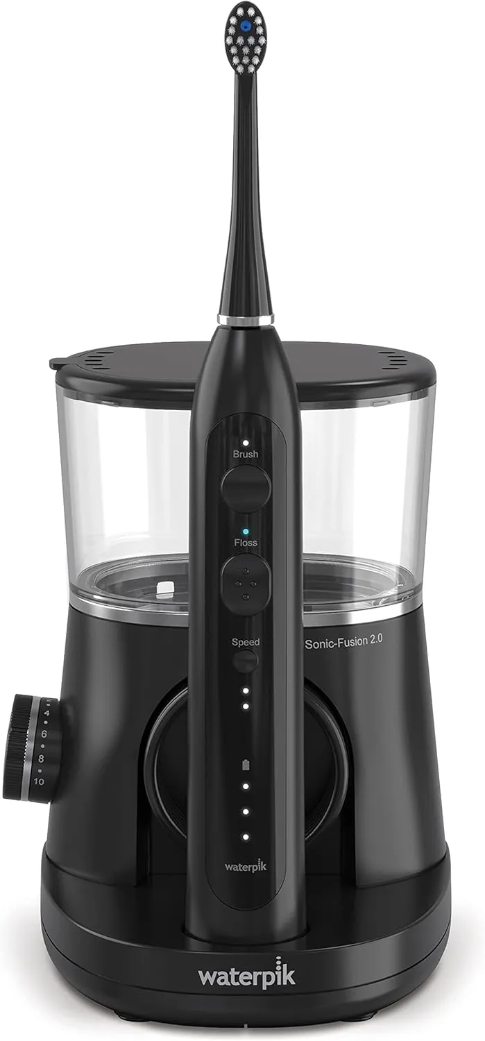 Waterpik Sonic-Fusion 2.0 Flossing Electric Toothbrush, Black
