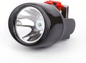 Waterproof Explosion Proof Safety Mining Headlight Rechargeable LED Miners Head Light Flashlight Underground Head Lamp Coal Mining Lights for Hard Hat(Red)