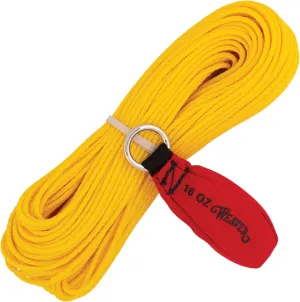 Weaver Arborist Throw Line and Weighted Throw Bag Kit, 150 ft Polyethylene Tree Climbing Rope 16 oz Throw Weight Set, Handcrafted Arborist Equipment