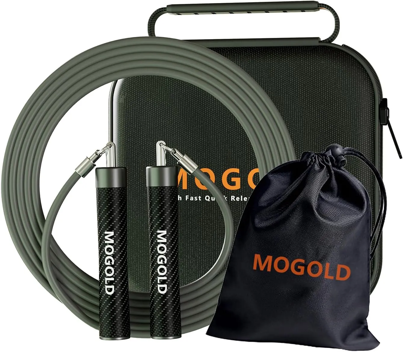 Weighted Jump Ropes for Women & Men with 1/2 Pound Jump Rope Cable & Thicker Leather Jump Rope Weighted Handles, Best for Fitness, High-Intensity Strength Workouts
