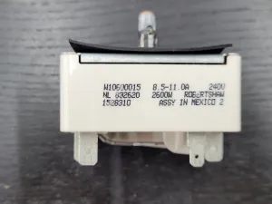 Whirlpool Range Surface Element Control Switch W10600015 (replaces W11162115)