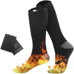 Winter Warm Socks for Men Women Warm Thermal Electric Heating Socks Outdoor Cotton Sport Ski Socks No Batteries