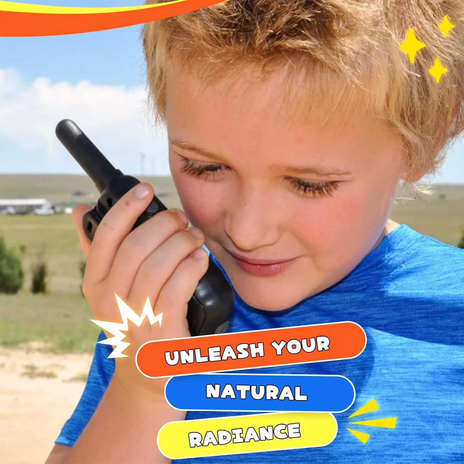 Wishouse Walkie Talkies for Kids Adult Long Range Rechargeable 3 Pack,Boy Wearable Walky Talky Set 2 Way Radio with USB Charger Battery,Camping Games Toy Birthday Xmas Gift for Girl Children Family
