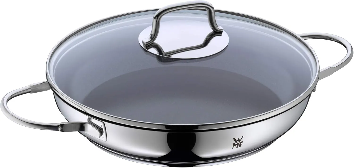 WMF Serving Pan Coated Devil Glass Lid, Silver, 26 cm