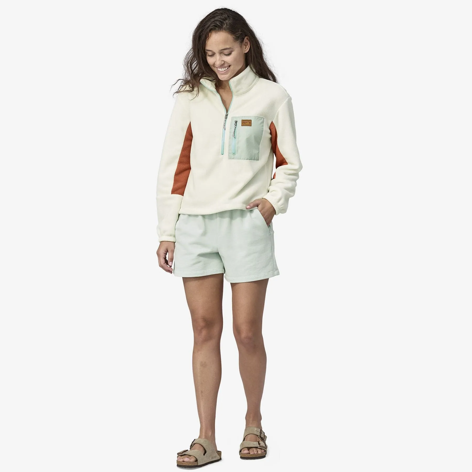 Women's microdini 1/2 zip fleece pullover