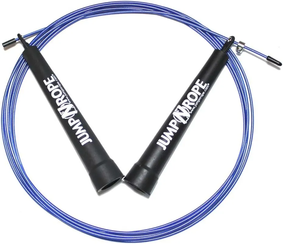 World Champion Speed Wire Jump Rope - #1 Best for Cross Training and Functional Fitness - Patented Technology - Fully Adjustable - Proudly Made in the USA by JumpNrope
