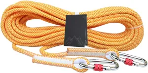 Yellow 12/14/16mm Outdoor High-Altitude Operation Wear-Resistant Rope Length 10M/20M/30M/50M/80M/100M(Size:14mm 30M)