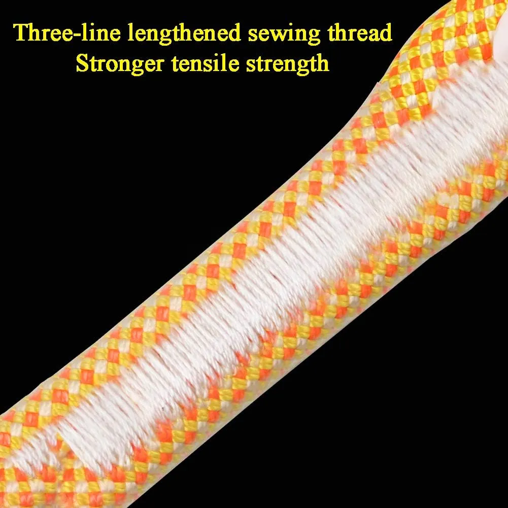 Yellow 12/14/16mm Outdoor High-Altitude Operation Wear-Resistant Rope Length 10M/20M/30M/50M/80M/100M(Size:14mm 30M)