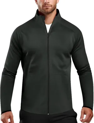Zengjo Men's Track Jackets Full Zip Running Athletic Workout Lightweight Windproof Jacket with Zipper Pockets Quick Dry Zengjo Men's Track Jackets Full Zip Running Athletic Workout Lightweight Windproof Jacket with Zipper Pockets Quick Dry